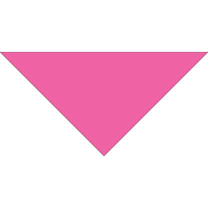 4600T SERIES 22 INCH NEON PET BANDANNA TRIANGLE - MADE IN THE USA - AS LOW AS $1.35 EACH