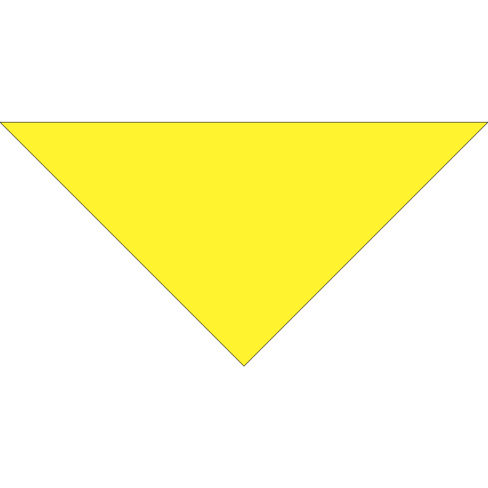 4600T SERIES 22 INCH NEON PET BANDANNA TRIANGLE - MADE IN THE USA - AS LOW AS $1.35 EACH