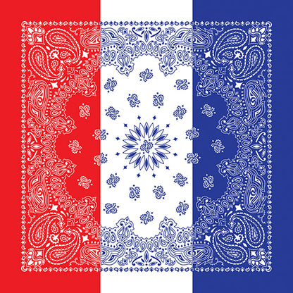 NOVELTY 22 INCH PAISLEY BANDANNAS - IMPORTED AND USA - As low as $0.84 per piece*