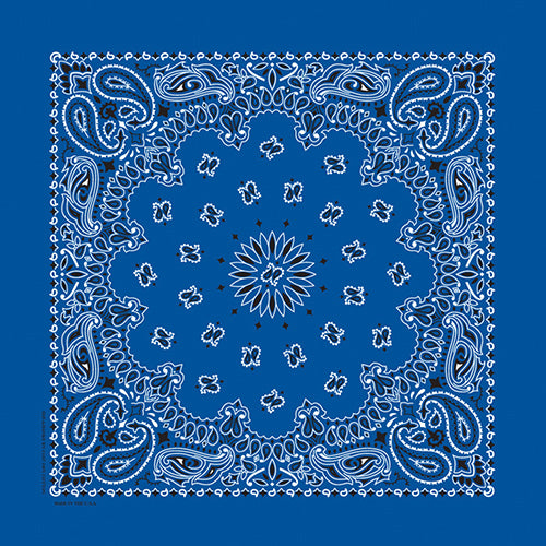 TRADITIONAL PAISLEY 22 INCH BANDANNAS - MADE IN THE USA - As low as $1.17 per piece*