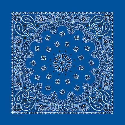 TRADITIONAL PAISLEY 22 INCH BANDANNAS - MADE IN THE USA - As low as $1.17 per piece*