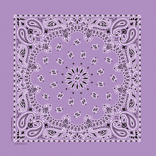 TRADITIONAL PAISLEY 22 INCH BANDANNAS - MADE IN THE USA - As low as $1.17 per piece*