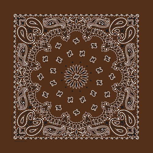 TRADITIONAL PAISLEY 22 INCH BANDANNAS - MADE IN THE USA - As low as $1.17 per piece*