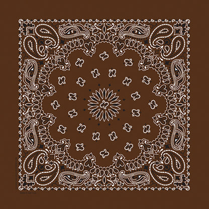 TRADITIONAL PAISLEY 22 INCH BANDANNAS - MADE IN THE USA - As low as $1.17 per piece*
