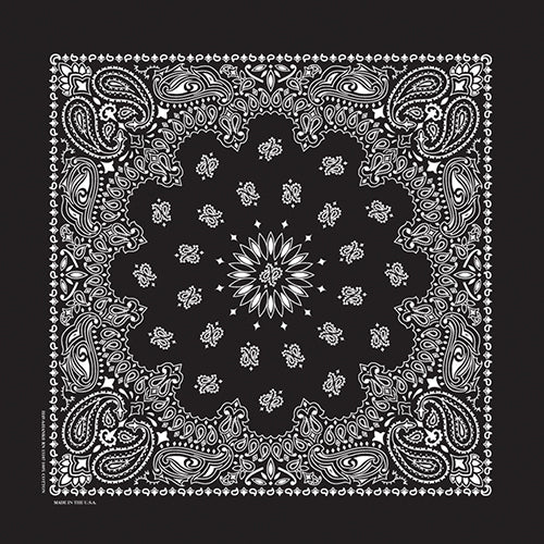TRADITIONAL PAISLEY 22 INCH BANDANNAS - MADE IN THE USA - As low as $1.17 per piece*