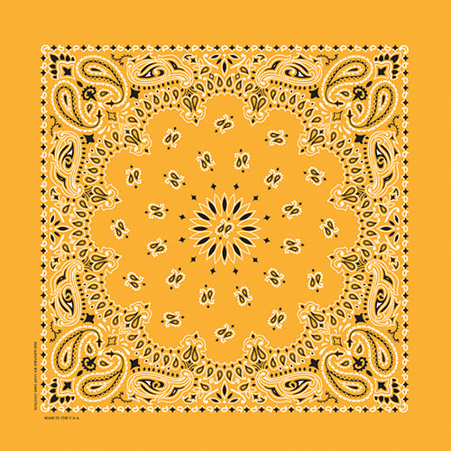 TRADITIONAL PAISLEY 22 INCH BANDANNAS - MADE IN THE USA - As low as $1.17 per piece*