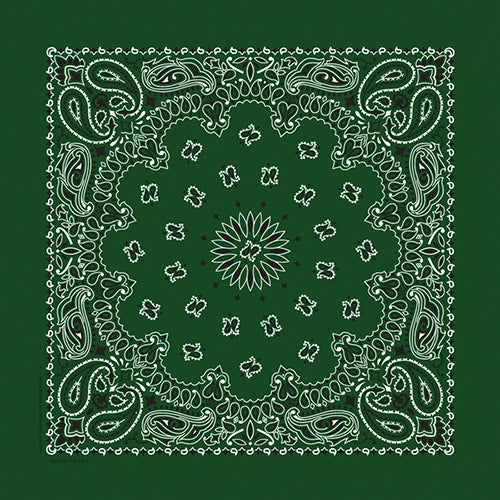 TRADITIONAL PAISLEY 22 INCH BANDANNAS - MADE IN THE USA - As low as $1.17 per piece*