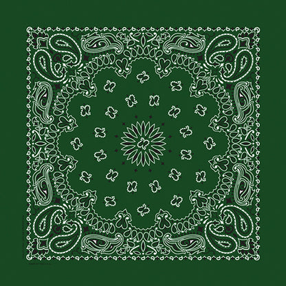 TRADITIONAL PAISLEY 22 INCH BANDANNAS - MADE IN THE USA - As low as $1.17 per piece*
