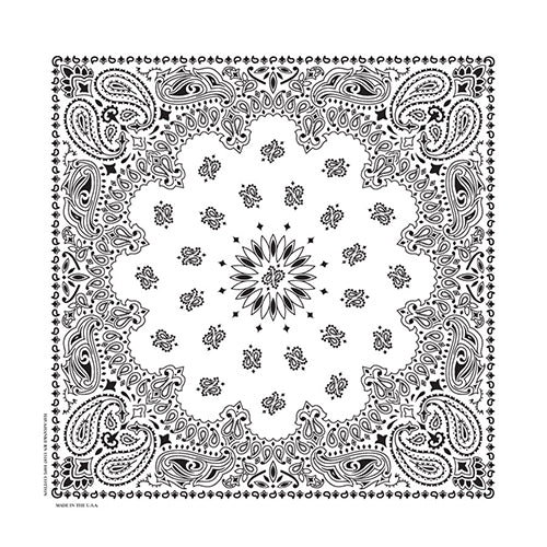 TRADITIONAL PAISLEY 22 INCH BANDANNAS - MADE IN THE USA - As low as $1.17 per piece*