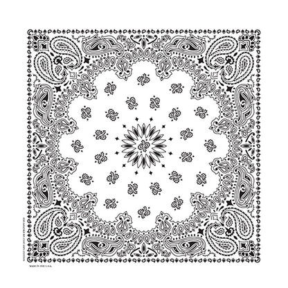 TRADITIONAL PAISLEY 22 INCH BANDANNAS - MADE IN THE USA - As low as $1.17 per piece*