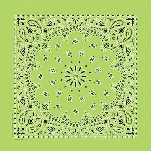 TRADITIONAL PAISLEY 22 INCH BANDANNAS - MADE IN THE USA - As low as $1.17 per piece*