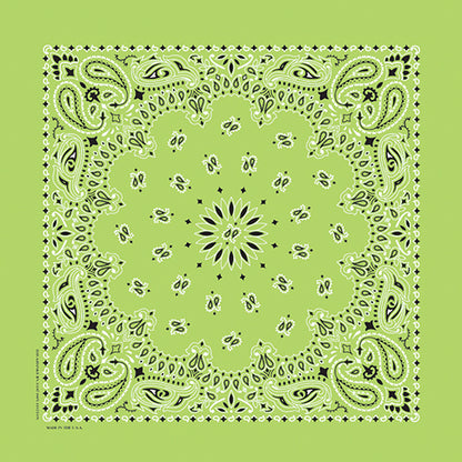 TRADITIONAL PAISLEY 22 INCH BANDANNAS - MADE IN THE USA - As low as $1.17 per piece*