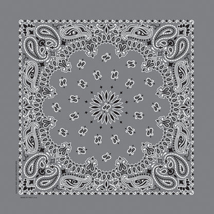 TRADITIONAL PAISLEY 22 INCH BANDANNAS - MADE IN THE USA - As low as $1.17 per piece*