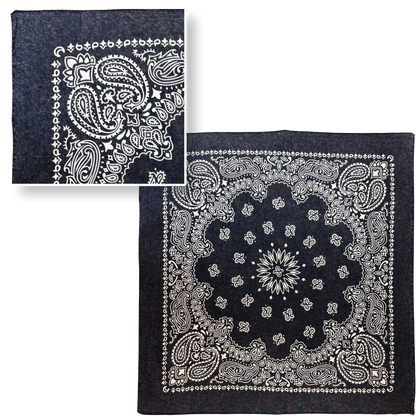 STONEWASHED 22 INCH PAISLEY BANDANNAS - IMPORTED - AS LOW AS $0.80 EACH*